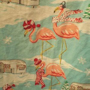 Nick & Nora Flamingo Flannel Sheet